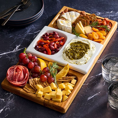 Dual-Sided Charcuterie Board Set